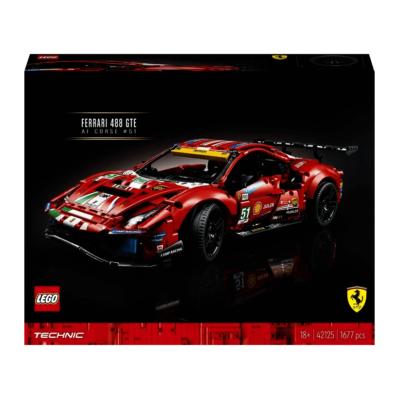 Конструктор Lego Ferrari 488 GTE AF Corse №51 Technic 42125 Новый - Retromagaz