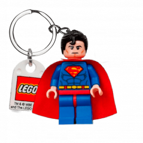 Брелок Lego Superman Key Chain with Lego Logo Tile 853430 Б/У Нормальний