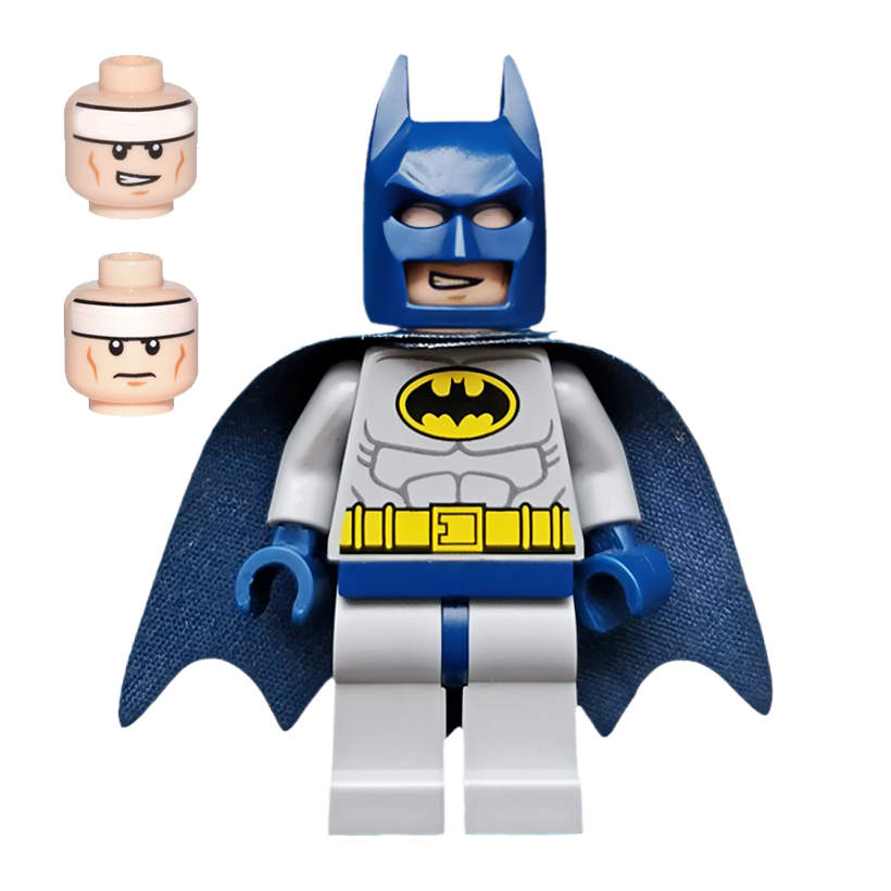 Фігурка Lego DC Batman Light Bluish Gray Suit with Yellow Belt and Crest Super Heroes sh0025 Б/У - Retromagaz
