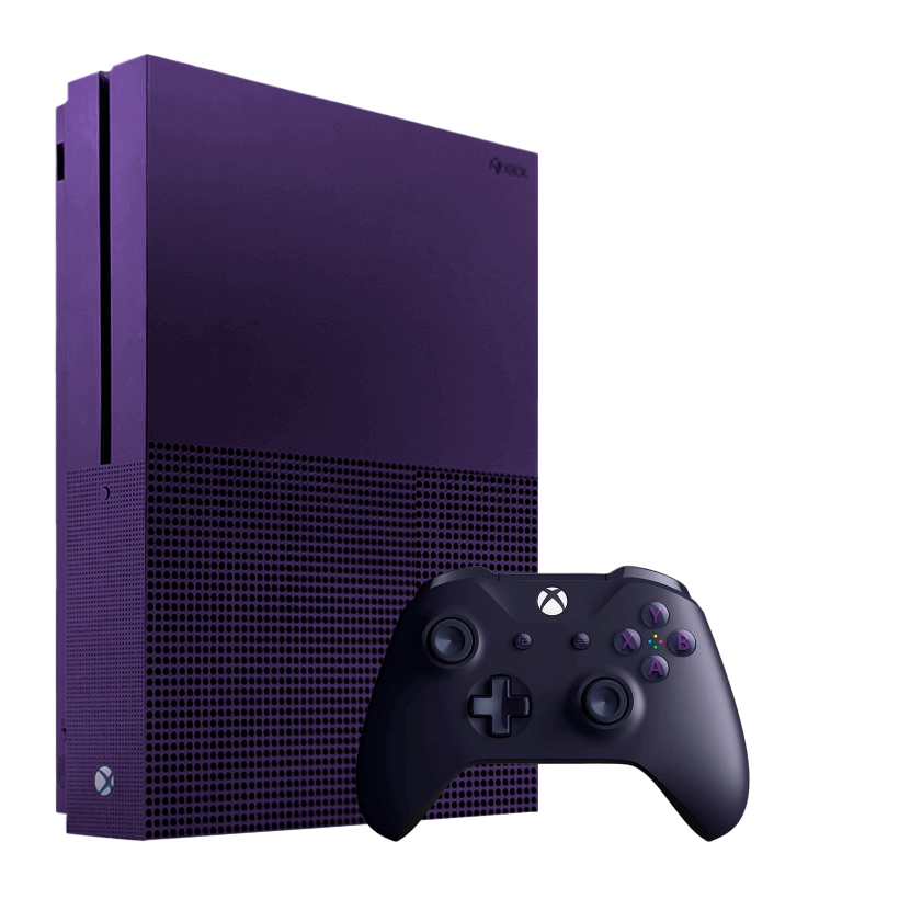 Набор Консоль Microsoft Xbox One S Fortnite Special Edition 1TB Purple Б/У  + Геймпад Беспроводной Limited Edition Version 2 - Retromagaz
