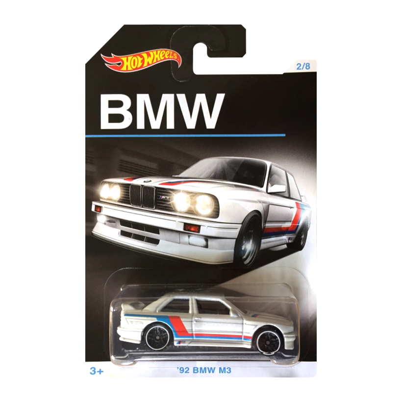 Тематична Машинка Hot Wheels '92 BMW M3 BMW 1:64 DJM81 White - Retromagaz
