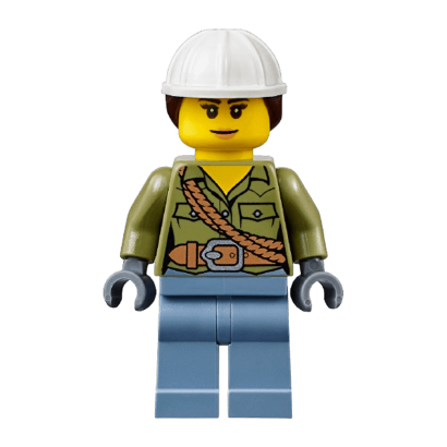 Фигурка Lego 973pb2471 Female Shirt with Belt and Shoulder Ropes City Volcano Explorers cty0687 Б/У - Retromagaz