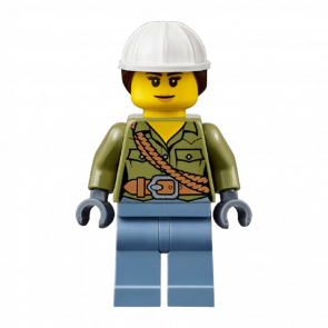 Фигурка Lego 973pb2471 Female Shirt with Belt and Shoulder Ropes City Volcano Explorers cty0687 Б/У