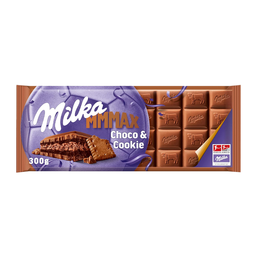 Шоколад Молочний Milka Choco & Cookie 300g - Retromagaz