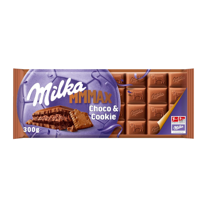 Шоколад Молочный Milka Choco & Cookie 300g 8410172905348 - Retromagaz