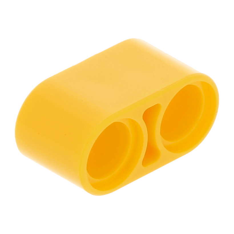 Technic 10шт Lego Балка Толстая Прямая 1 x 2 43857 4187122 Yellow Б/У - Retromagaz