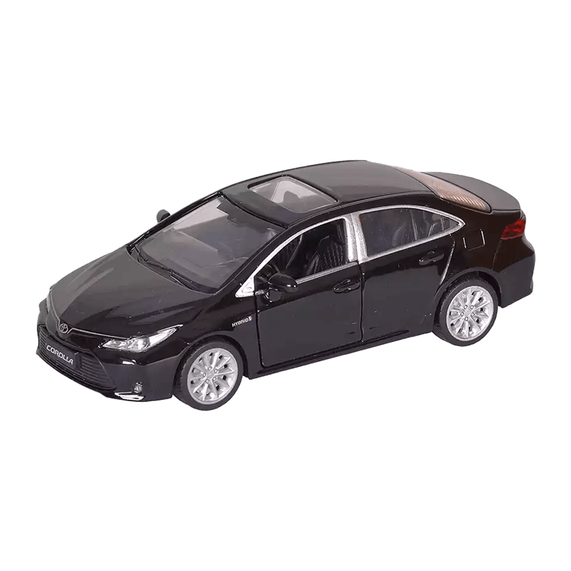 Машинка Автопром Toyota Corolla Hybrid 1:32 Black - Retromagaz