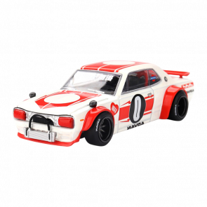 Машинка Premium Kaido House x MiNI GT Nissan Skyline 2000GT-R (KPGC10) Kaido Works V2 1:64 KGMG211 White - Retromagaz