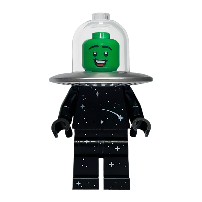 Фигурка Lego Series 26 Flying Saucer Costume Fan Collectible Minifigures col443 Б/У - Retromagaz