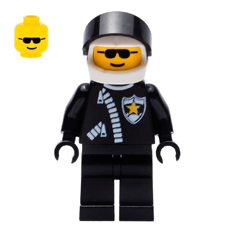 Фигурка Lego Police 973px9 Zipper with Sheriff Star City cop019 Б/У - Retromagaz