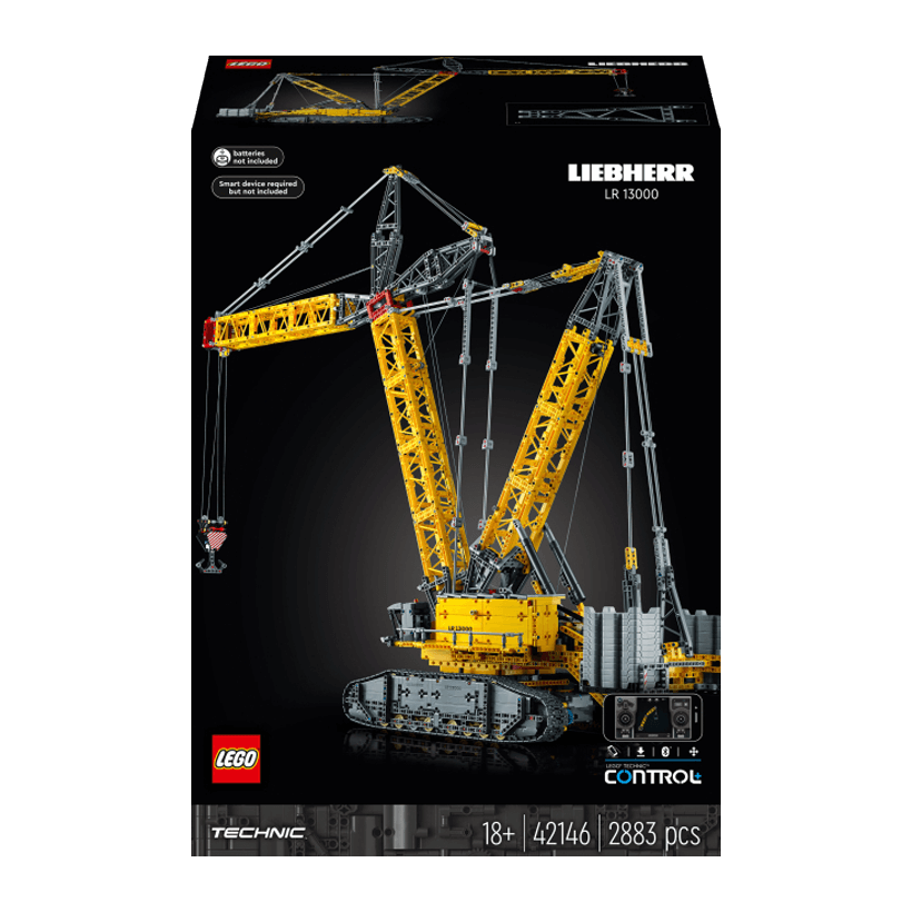 Конструктор Lego Гусеничний Підйомний Кран Liebherr LR 13000 Technic 42146 Новий - Retromagaz