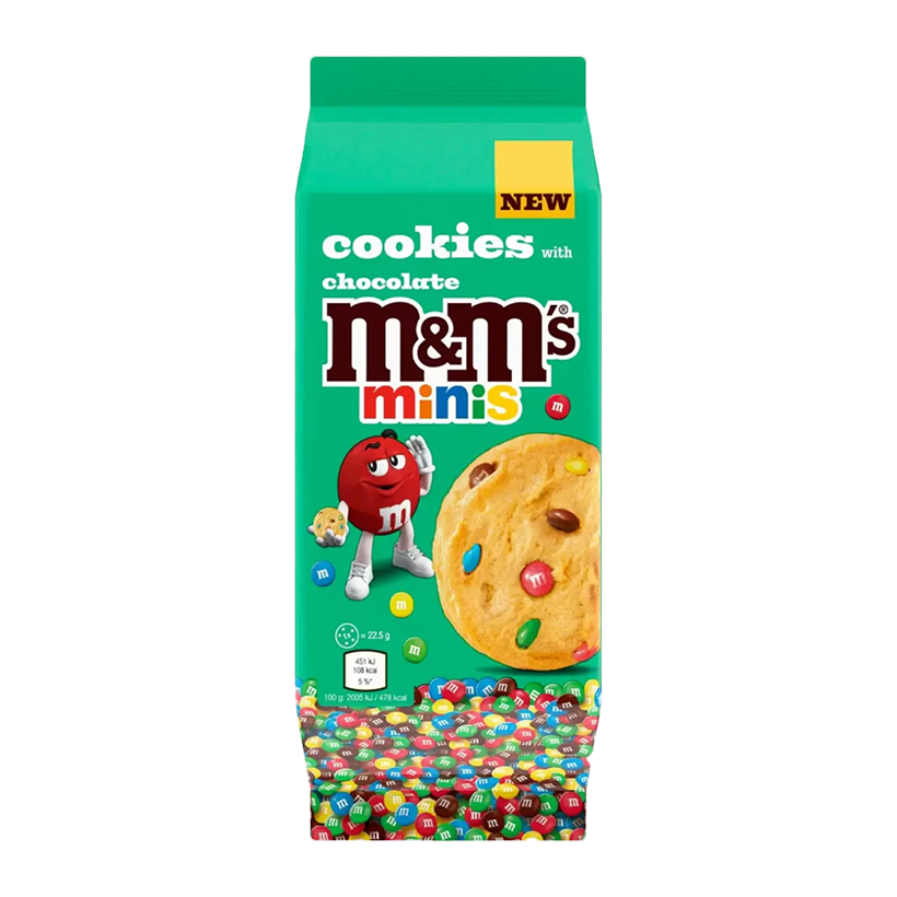 Печиво M&M's з Драже Шоколадне 180g - Retromagaz