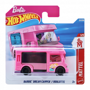 Машинка Базова Hot Wheels Barbie Dream Camper Screen Time 1:64 JJH96 Pink - Retromagaz