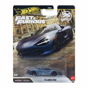 Машинка Premium Hot Wheels McLaren 720S Fast & Furious 1:64 JHW80 Grey - Retromagaz