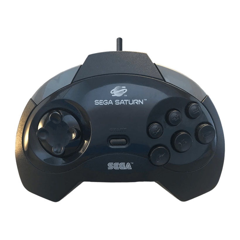 Геймпад Проводной Sega Saturn MK-80xxx Black 2m Б/У - Retromagaz