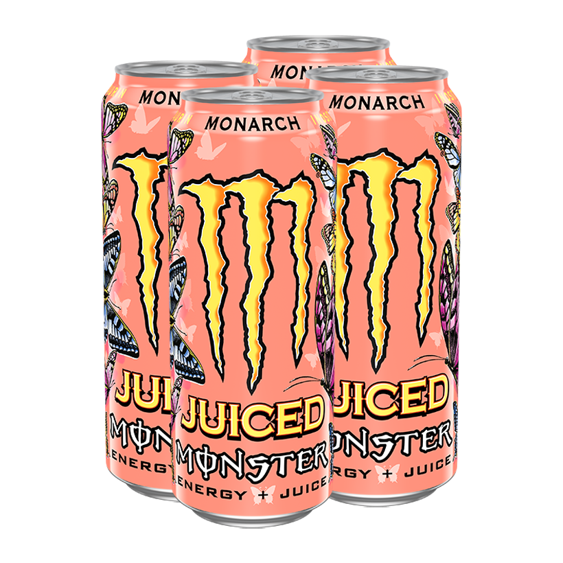Набір Напій Енергетичний 4шт Monster Energy Juiced Monarch 500ml - Retromagaz