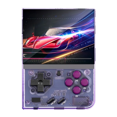 Консоль Miyoo Mini Plus + 8000 Вбудованих Ігор 64GB Trans-Purple - Retromagaz