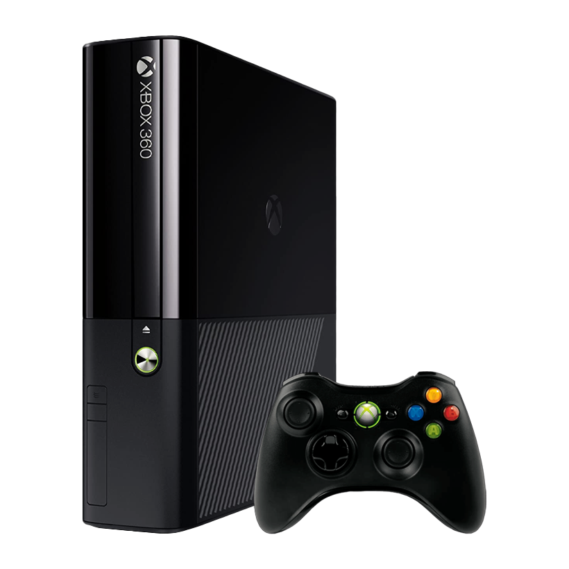 Набір Консоль Microsoft Xbox 360 E Freeboot 250GB Black + 5 Вбудованих Ігор Б/У  + Геймпад Бездротовий - Retromagaz