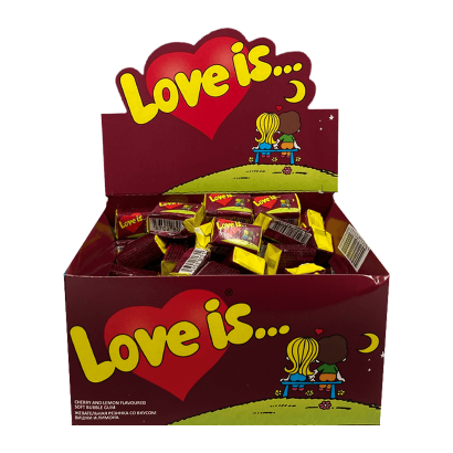 Жевательная Резинка Love is... Лимон Вишня 100шт 420g - Retromagaz