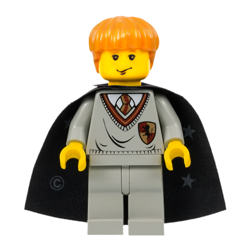 Фигурка Lego Harry Potter Ron Weasley Gryffindor Shield Torso Films hp007 Б/У - Retromagaz