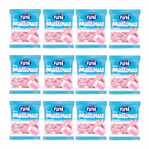Набір Маршмелоу 12шт Fini The Mellows Classic Рожеві 80g - Retromagaz