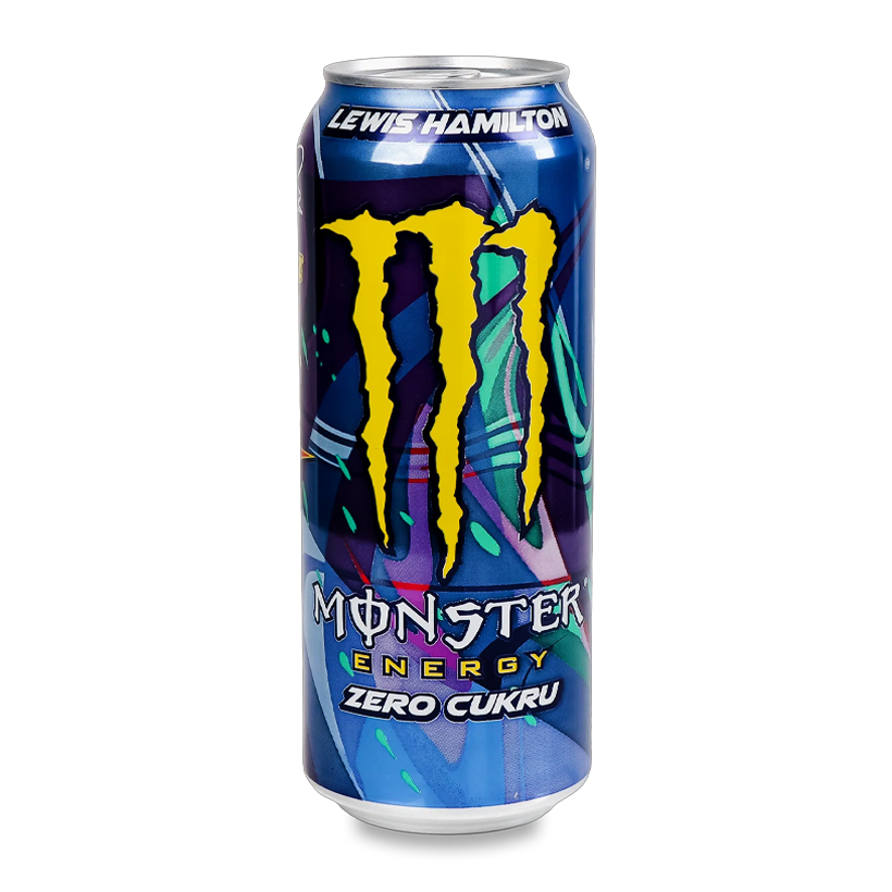 Напиток Энергетический Monster Energy Lewis Hamilton Formula 1 Zero Sugar 500ml - Retromagaz