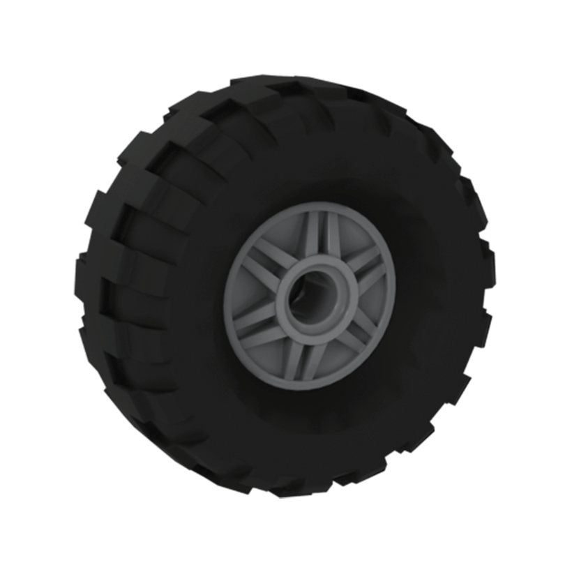 Колесо 10шт Lego Збірне 18mm D. x 14mm 55981c04 4299119 6109684 56891 4506553 Light Bluish Grey Б/У - Retromagaz