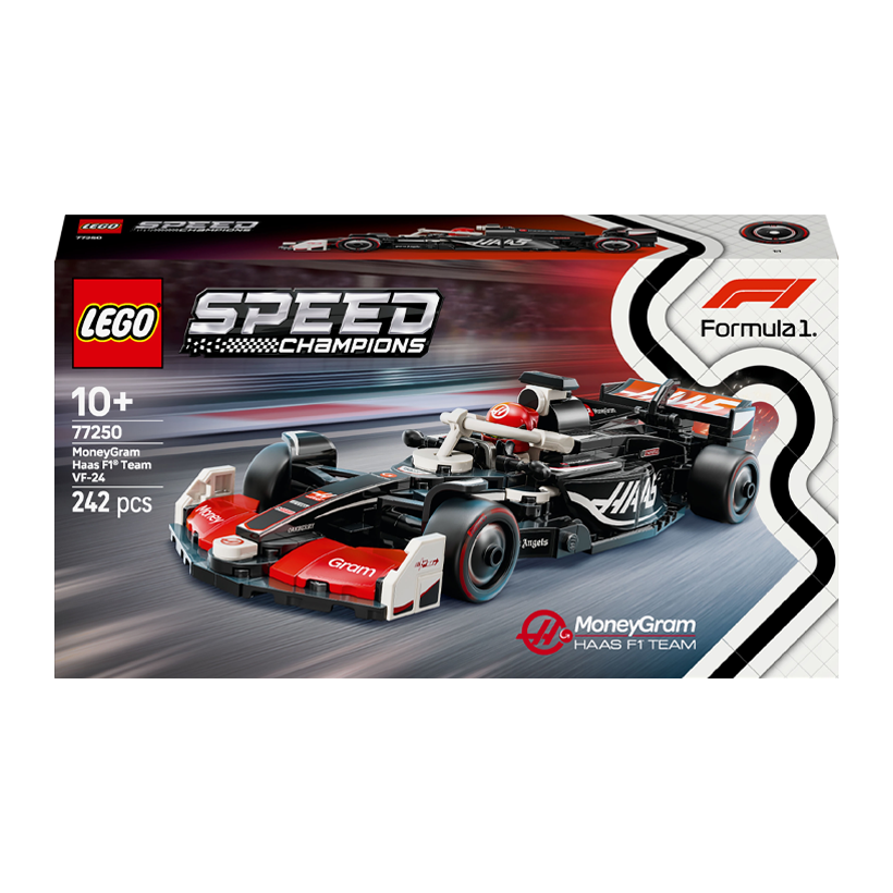 Конструктор Lego Автомобіль для Перегонів MoneyGram Haas F1 Team VF-24 Speed Champions 77250 Новий - Retromagaz