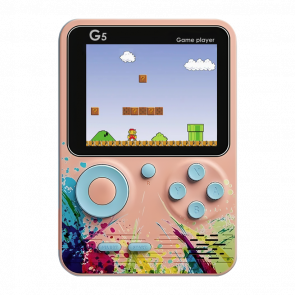 Консоль GameX G5 SV + 500 вбудованих ігор Pink Blue - Retromagaz