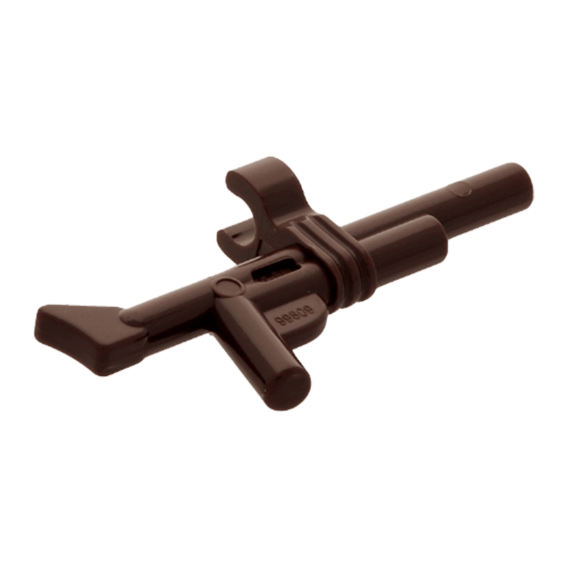 Зброя Lego Стрілецька Rifle with Clip 99809 6002560 Dark Brown Б/У - Retromagaz