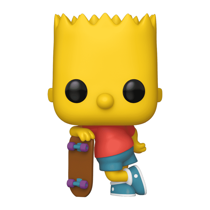 Фигурка FUNKO POP! Симпсоны Барт The Simpsons Bart Simpson with Skateboard 89mm 1652 80071 - Retromagaz