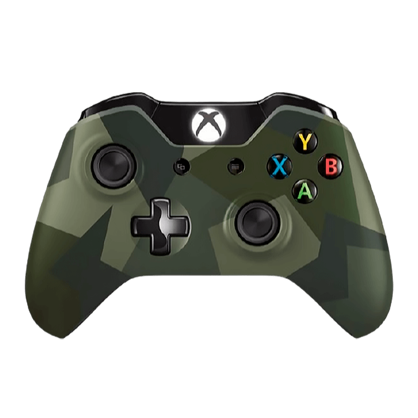 Геймпад Бездротовий Microsoft Xbox One Limited Edition Version 1 Green Camo Б/У - Retromagaz