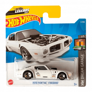 Машинка Базовая Hot Wheels 1970 Pontiac Firebird Dream Garage 1:64 HCT05 White