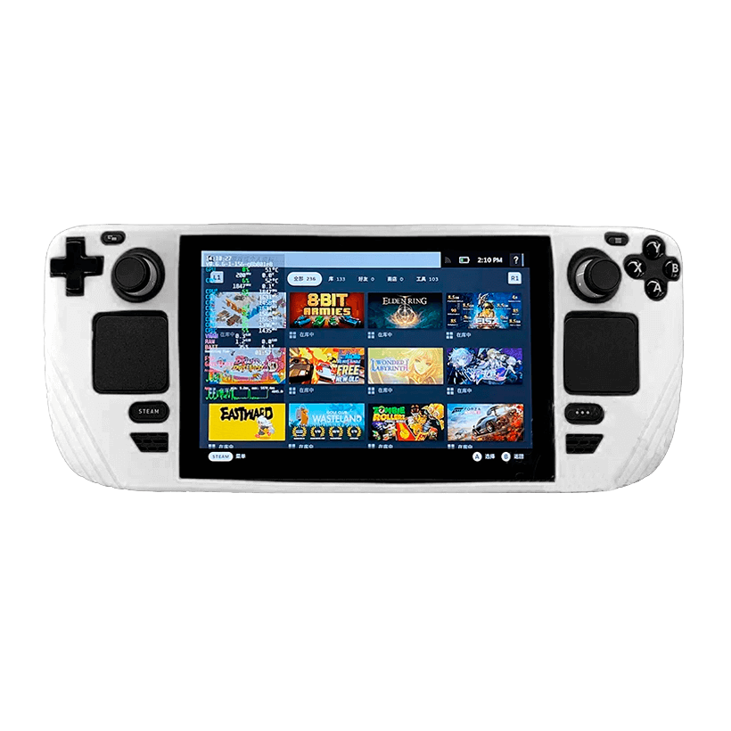 Чохол Силіконовий RMC Steam Deck Cover WB White Новий - Retromagaz