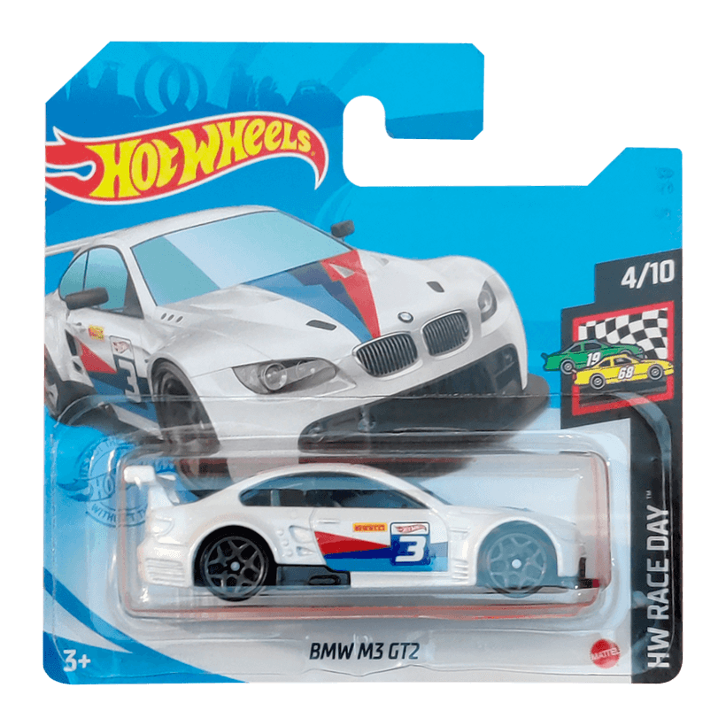 Машинка Базова Hot Wheels BMW M3 GT2 Race Day 1:64 GTC82 White - Retromagaz