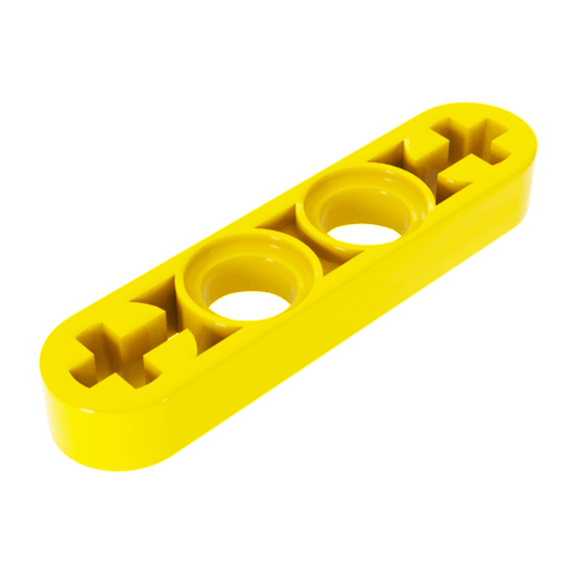Technic 20шт Lego Балка Тонка Пряма 1 x 4 32449 63782 4199345 6327559 Yellow Б/У - Retromagaz
