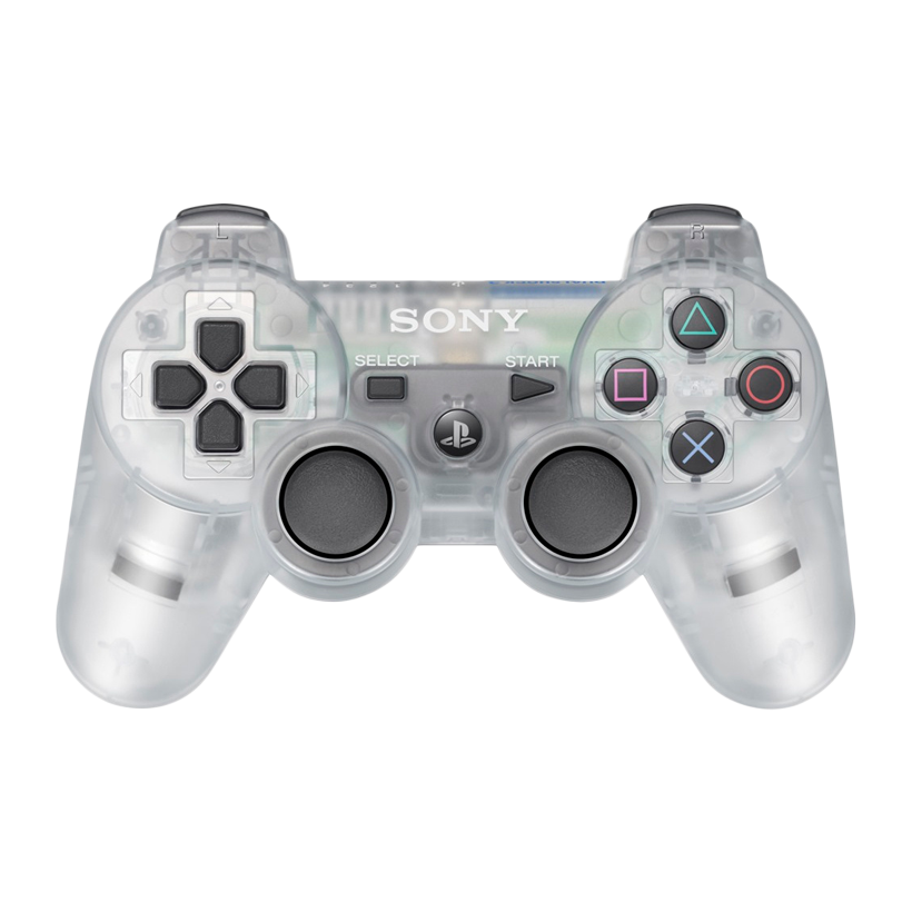 Геймпад Беспроводной Sony PlayStation 3 DualShock 3 Clear White Б/У - Retromagaz
