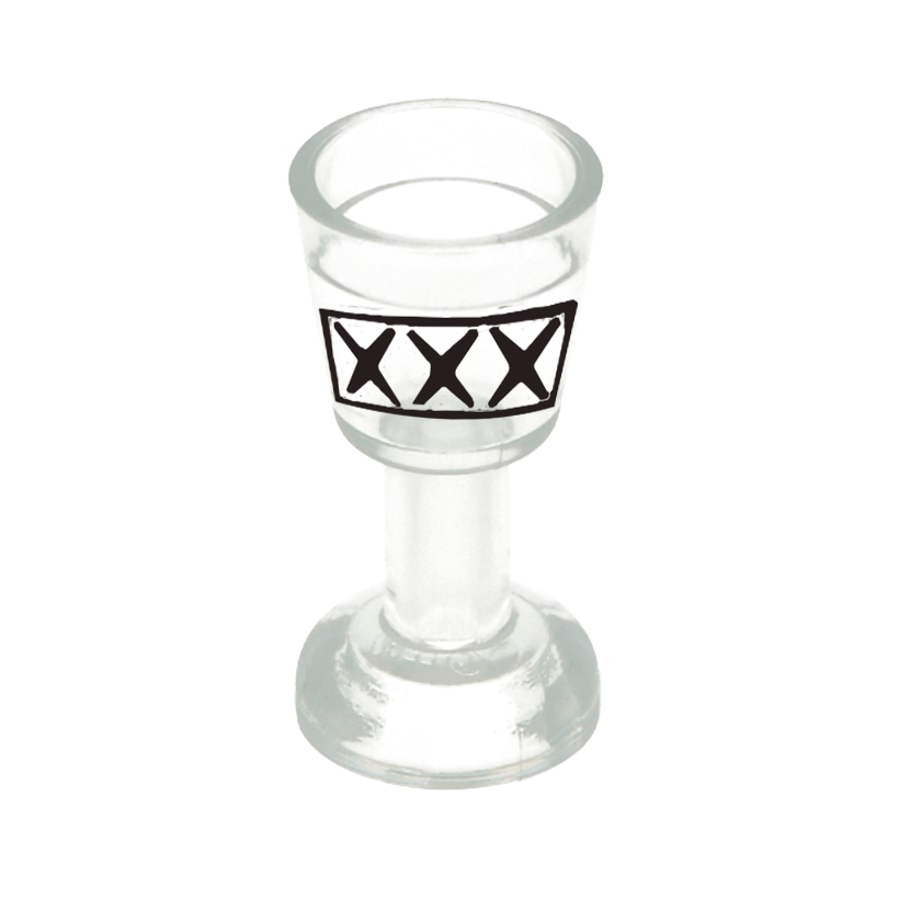 Посуда RMC Trans-Clear 4шт Новый Goblet 'XXX' Pattern - Retromagaz