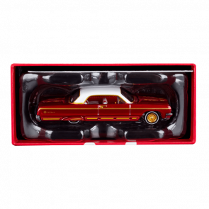 Машинка Premium Hot Wheels '64 Impala Red Line Club RLC 1:64 HWF20 Red - Retromagaz