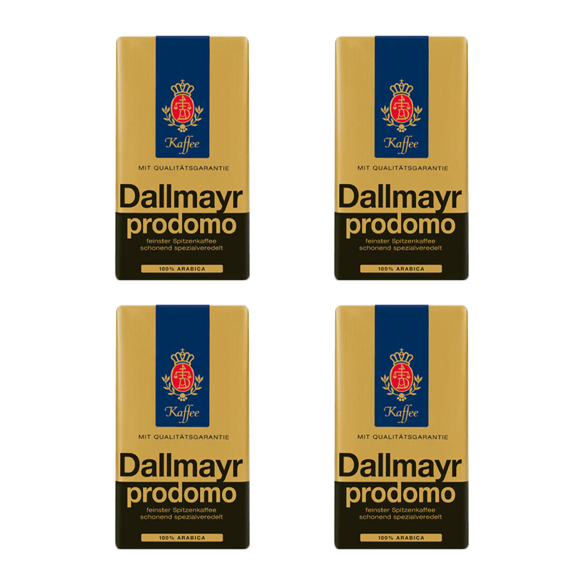 Набор Кофе Молотый 4шт Dallmayr Prodomo 500g - Retromagaz