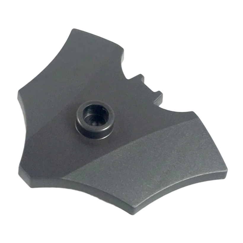Оружие 4шт Lego Метательное Batarang Shield Size with Stud on Front 37720a 6236812 Pearl Dark Grey Б/У - Retromagaz
