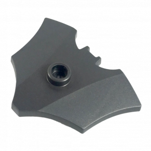 Зброя Lego Batarang Shield Size with Stud on Front Метальна 37720a 6236812 Pearl Dark Grey 4шт Б/У