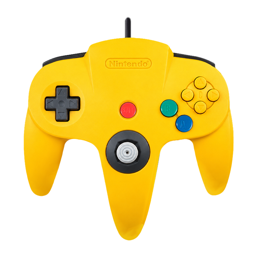 Геймпад Проводной Nintendo N64 NUS-005 Yellow 1.9m Б/У - Retromagaz