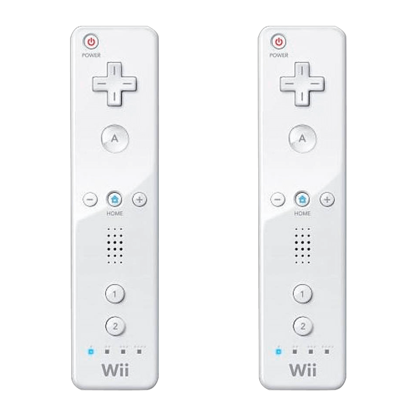 Набір Контролер 2шт Бездротовий Nintendo Wii RVL-003 Remote White Б/У - Retromagaz