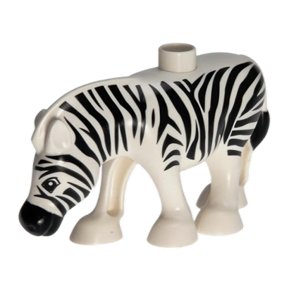 Фигурка Lego Animals Zebra Smooth White Mane Duplo bb0794pb01 White Б/У - Retromagaz