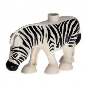 Фігурка Lego Animals Zebra Smooth White Mane Duplo bb0794pb01 White Б/У - Retromagaz