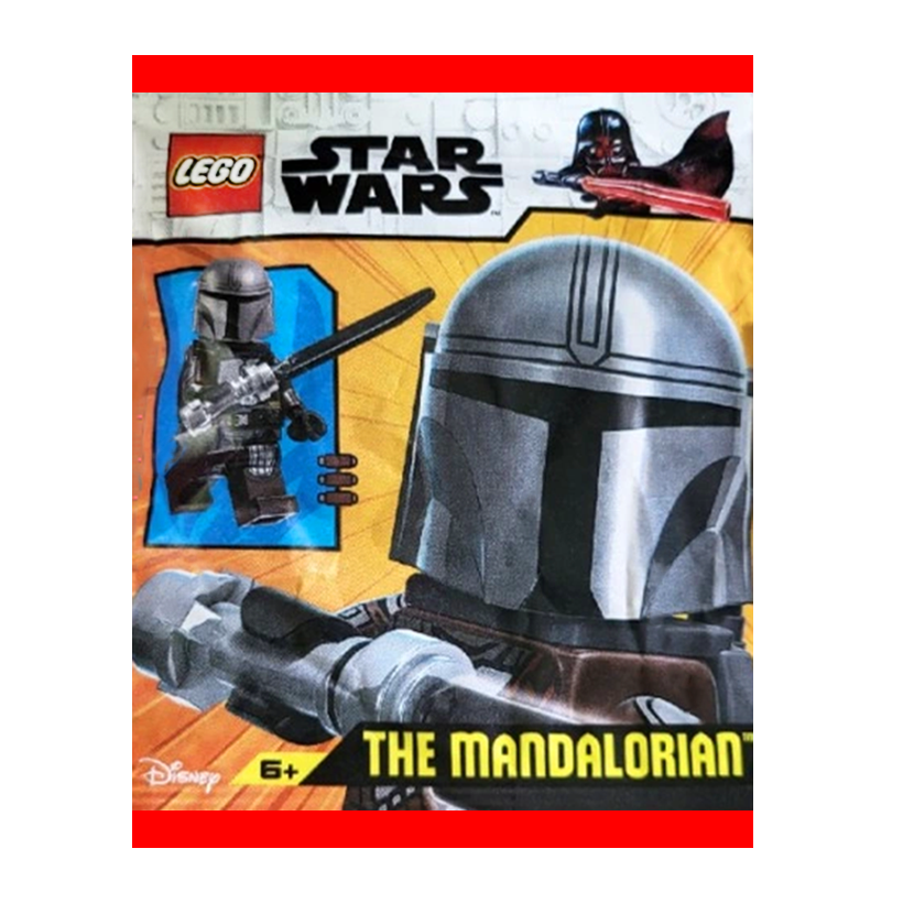 Конструктор Lego Фігурка The Mandalorian Paper Bag Star Wars 912508 sw1258 Новий - Retromagaz