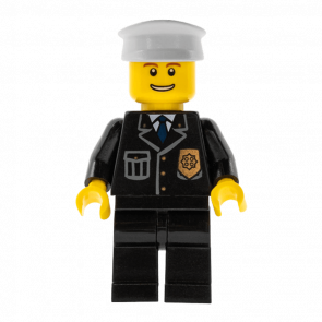 Фигурка Lego 973px431 Suit with Blue Tie and Badge City Police cty0098 1 Б/У