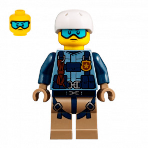 Фігурка Lego 973pb3029 Mountain Officer Male City Police cty0853 Б/У