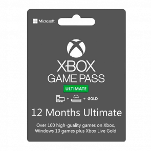 Подписка Microsoft Xbox Series Game Pass Ultimate 12 Месяцев Новый - Retromagaz